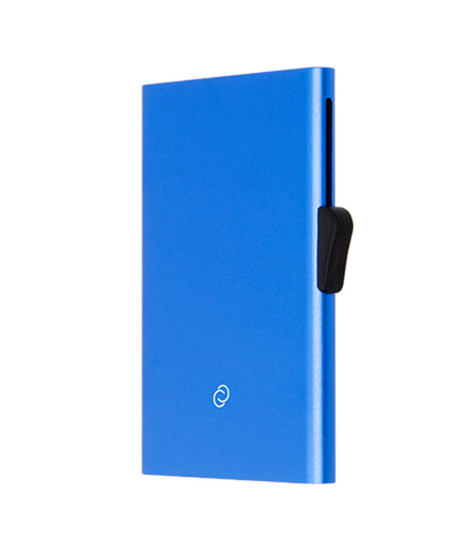  C SECURE Kαρτοθήκη αλουμινίου με προστασία RFID Indigo Blue CH11945 Πορτοφόλια-Καρτοθήκες
